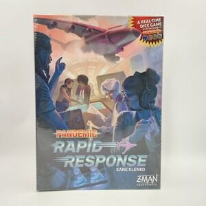 Pandemic Rapid Response Board Game ZMAN Games Table Top Dice Stratagey Fun